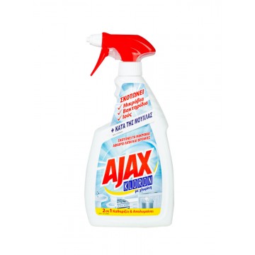 Ajax Kloron Απολυμαντικό Καθαριστικό Επιφανειών Με Χλώριο Spray 750ML