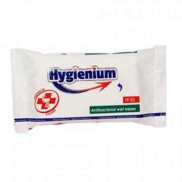 Hygienium Αντιβακτηριδιακά Μαντηλάκια 15 ΤΕΜ