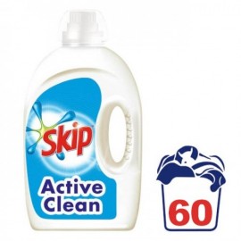 Skip Active Clean Υγρό Πλυντηρίου Ρούχων 60ΜEZ. 