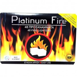 Platinum Fire Προσάναμμα Τζακιού 48 κύβοι