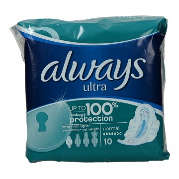 Always Ultra Normal Plus Σερβιέτες 10 Τεμ