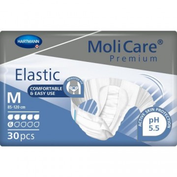 Molicare Premium Elastic Πάνες Ακράτειας Ενηλίκων Medium 30ΤΕΜ Molicare Premium Elastic Πάνες Ακράτειας Ενηλίκων Medium 30ΤΕΜ