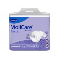 Hartmann Molicare Premium Elastic Πάνες Ακράτειας Νύχτας, 8 Σταγόνες Large 24τεμ