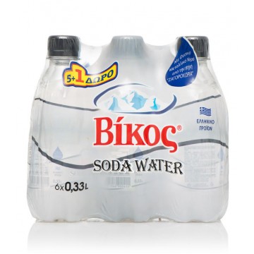 Βίκος Σόδα Μπουκάλι Pet 6X330ml Βίκος Σόδα Μπουκάλι Pet 6X330ml