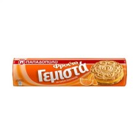 Παπαδοπούλου Μπισκότα Γεμιστά Πορτοκάλι 200gr